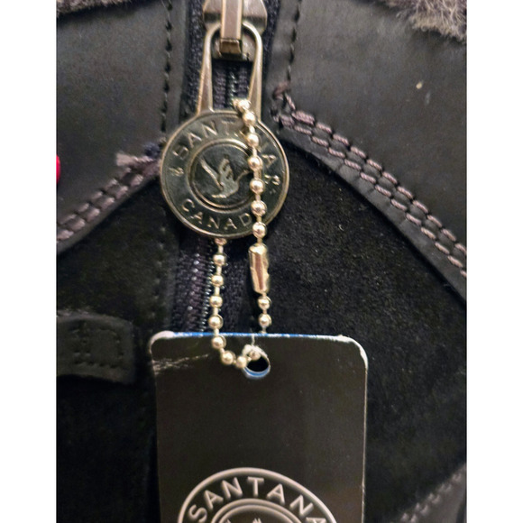 Womens Santana Canada black weatherproof Winter boots size 39 NEW without box - Picture 5 of 11